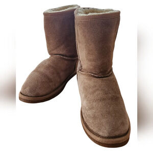 BIOTIME Genuine Shearling Sheepskin Boots Size 7